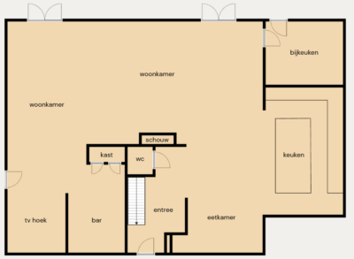 Foto 64 Plattegrond Woonhuis Beganegrond